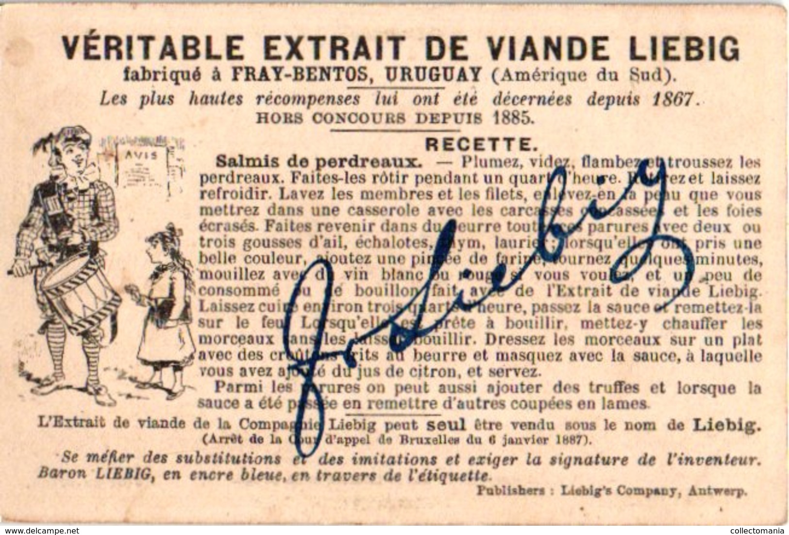 0455   Liebig 6 Cards--C1895 The Oyster & the Pelgrims-Pélerins-Huitre-Ecaille-Litho