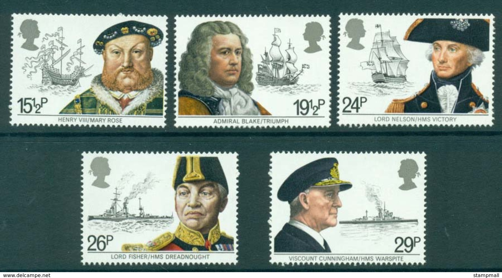 GB 1982 Commanders & Ships MUH Lot20619 - Non Classés