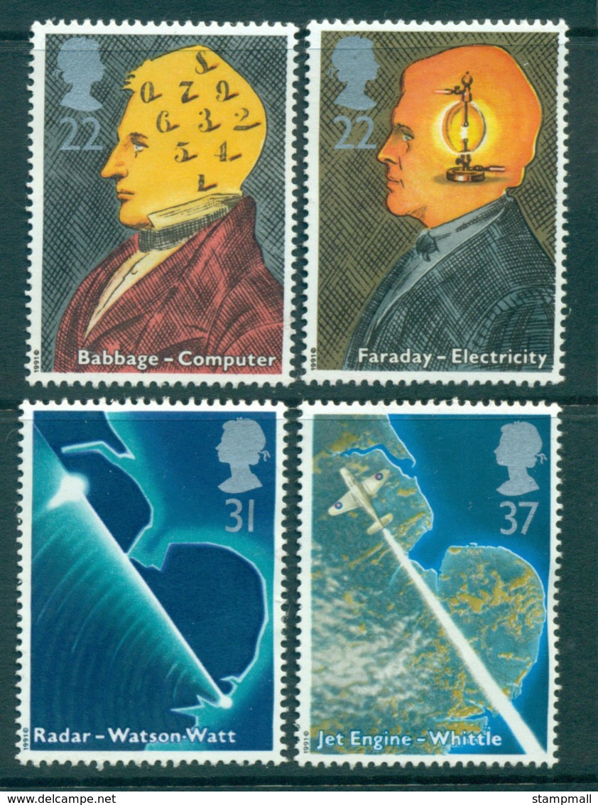GB 1991 Scientists & Their Technology MLH Lot53452 - Sin Clasificación