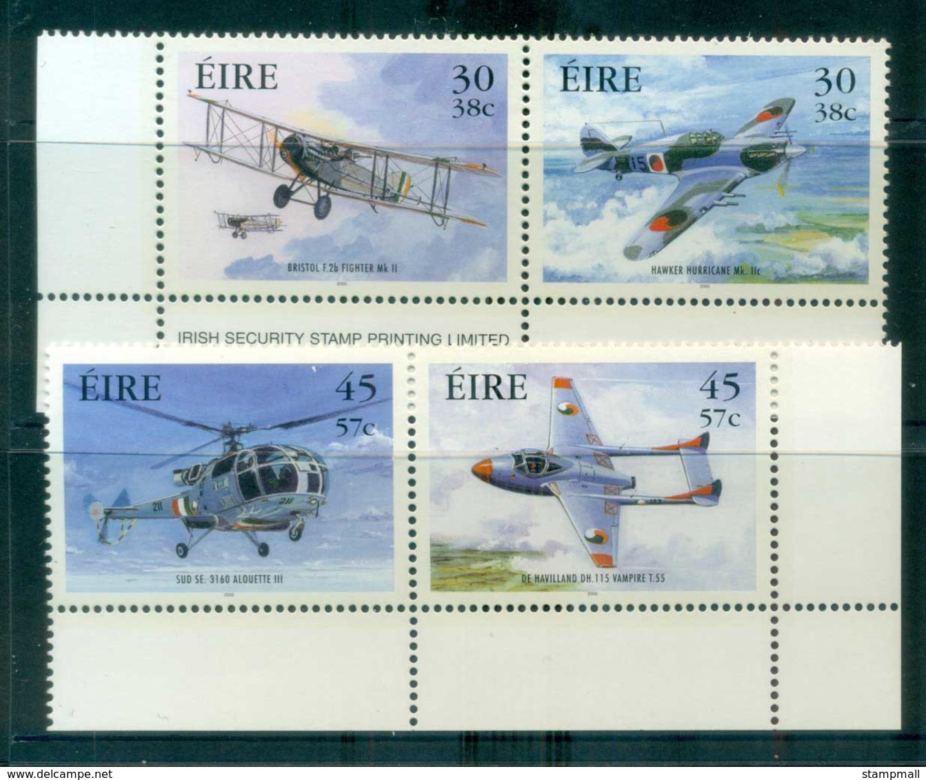 Ireland 2000 Military Aircraft MUH Lot81755 - Nuovi