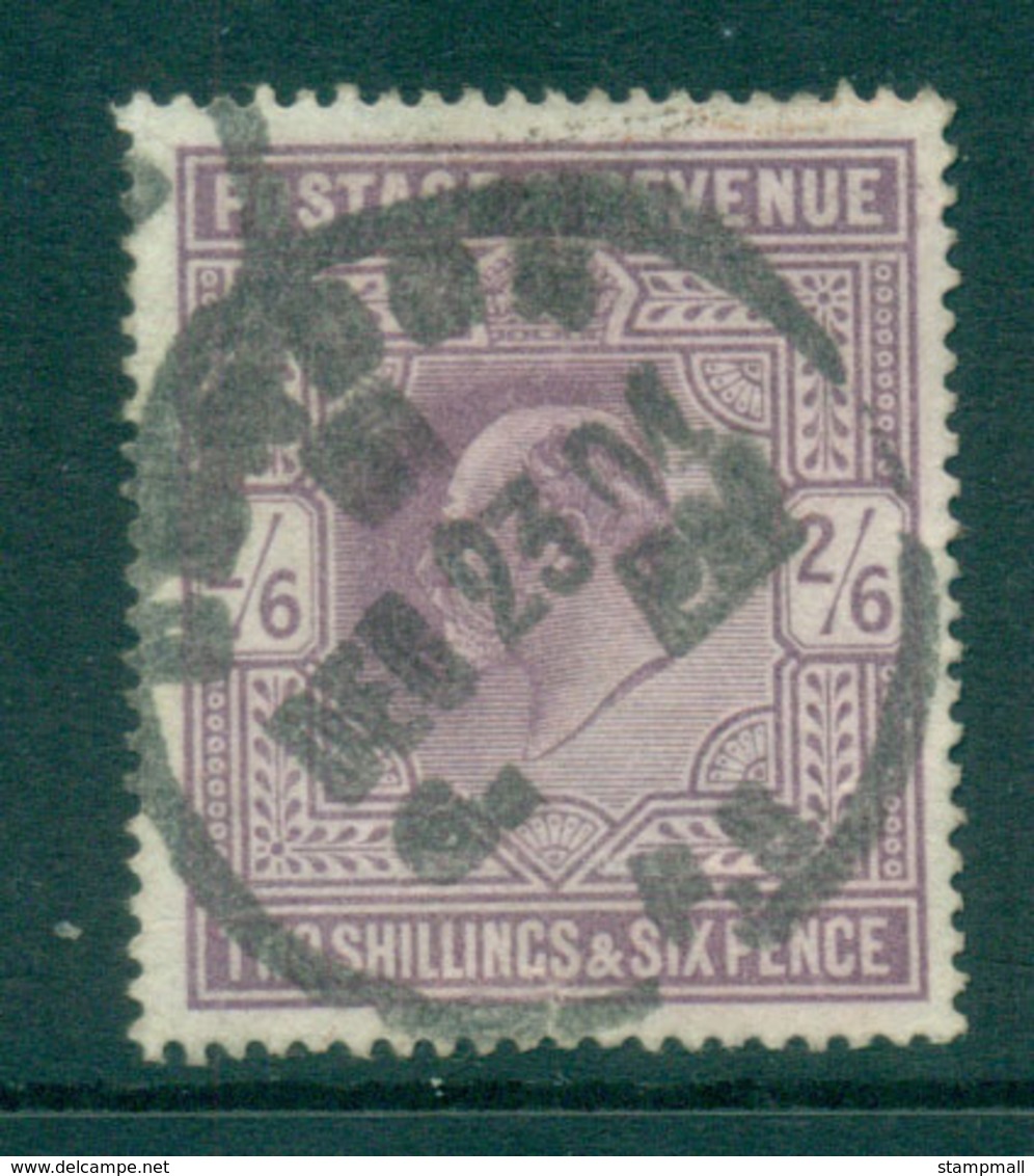 GB 1902-11 KEVII 2/6d Lilac (faulty, Spacefiller) FU Lot66719 - Ohne Zuordnung