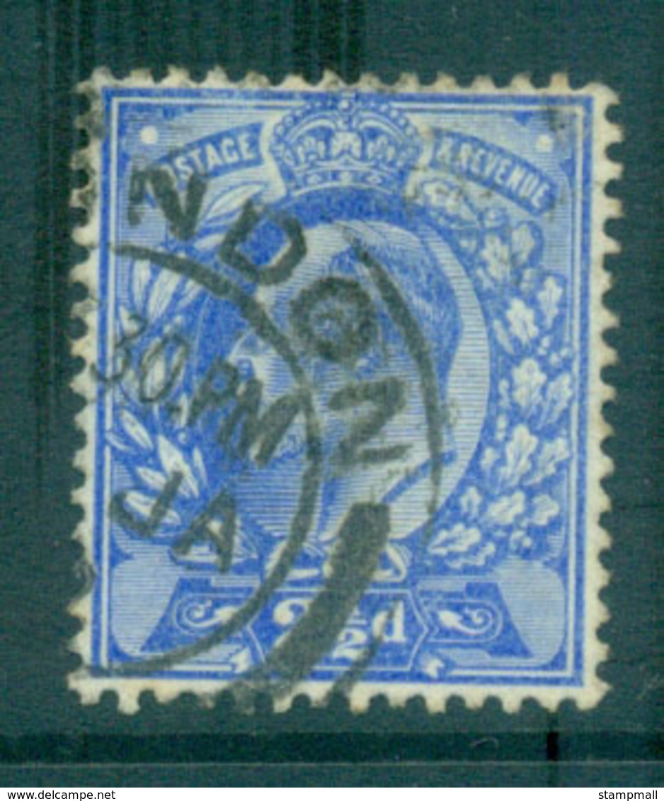 GB 1902-11 KEVII 2 1/2d Ultramarine FU Lot66724 - Ohne Zuordnung