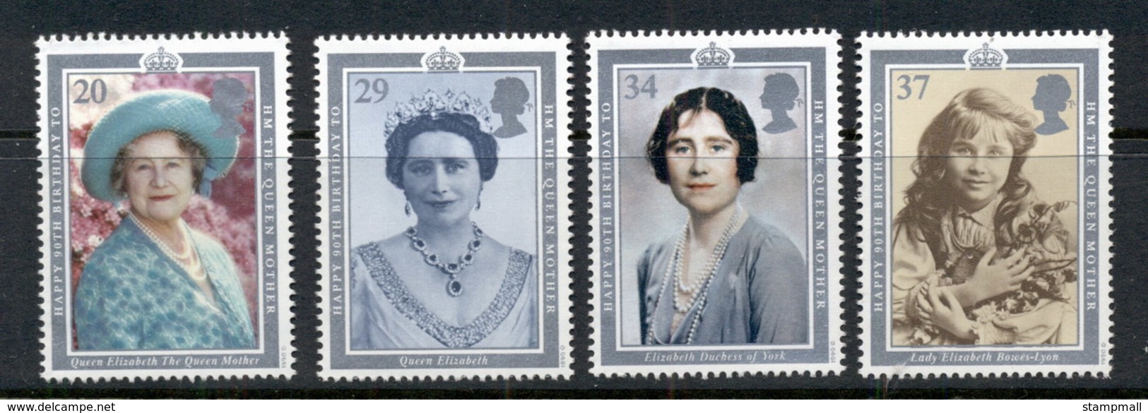 GB 1990 Queen Mother 90th Birthday MUH - Unclassified