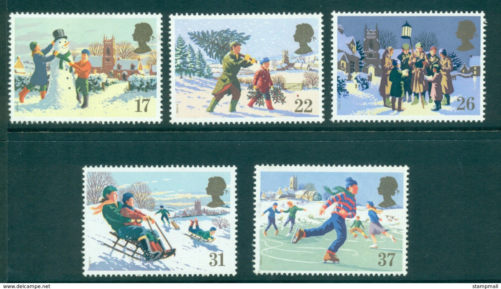 GB 1990 Xmas MUH Lot32991 - Ohne Zuordnung