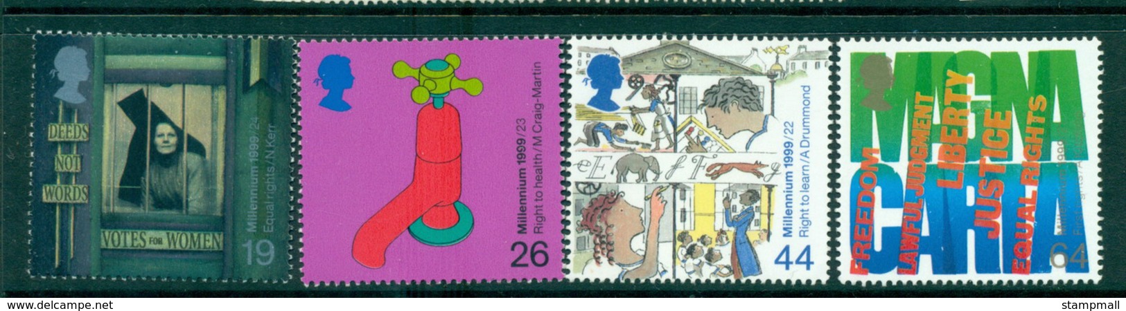 GB 1999 Millenium  Citizens Rights MUH Lot33107 - Ohne Zuordnung