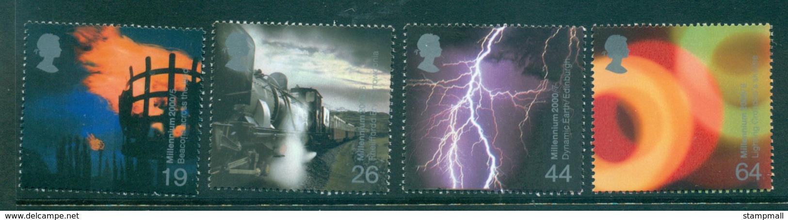 GB 2000 Millenium  Fire & Light MUH Lot33079 - Unclassified