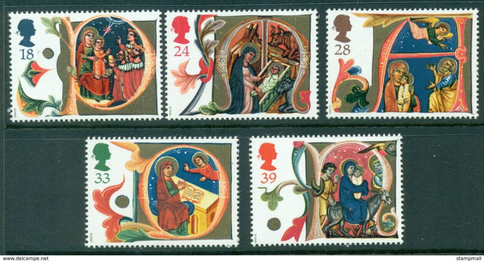 GB 1991 Xmas MUH Lot29369 - Unclassified