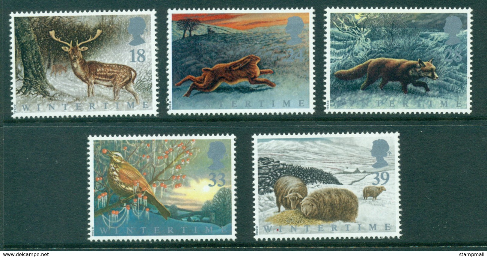 GB 1992 Animals In Winter MUH Lot29370 - Sin Clasificación