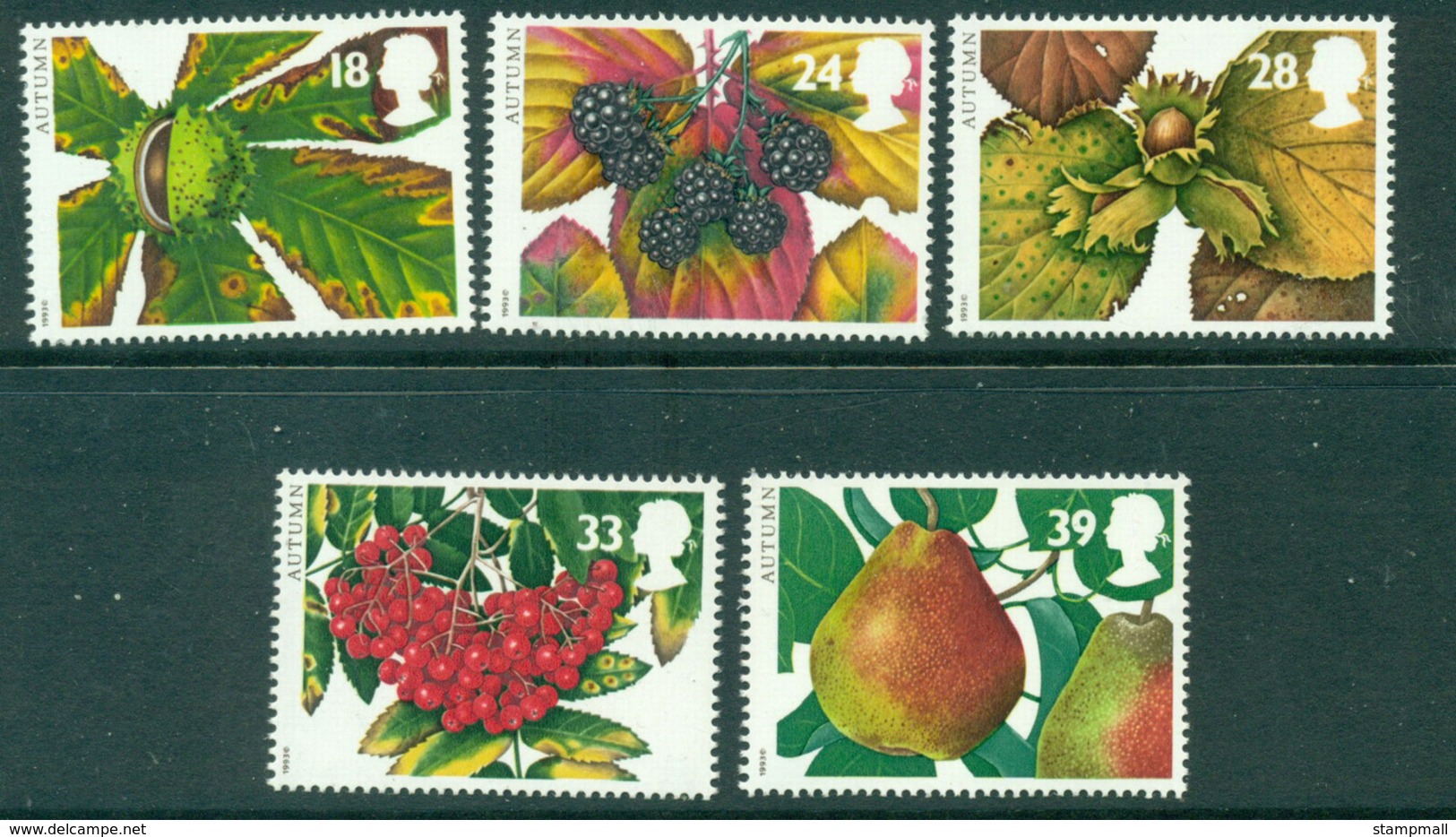 GB 1993 Autimn Fruits MUH Lot29386 - Ohne Zuordnung