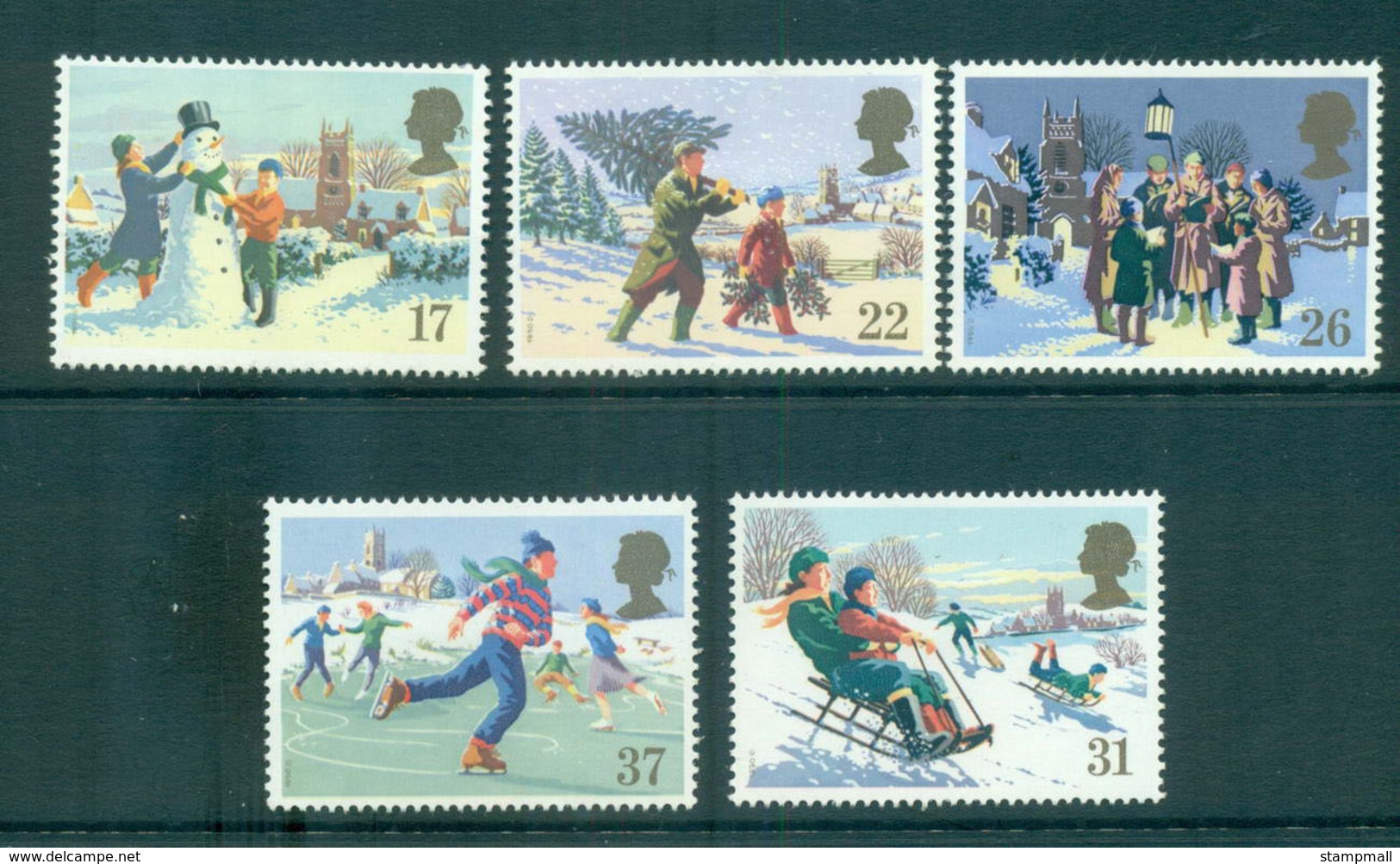 GB 1990 Xmas MLH Lot53448 - Ohne Zuordnung