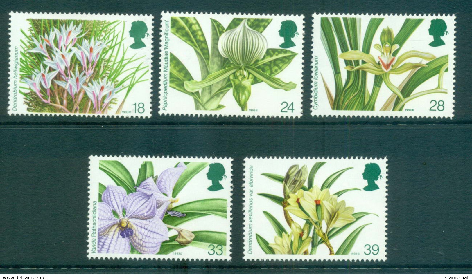 GB 1993 Orchids MLH Lot53489 - Unclassified