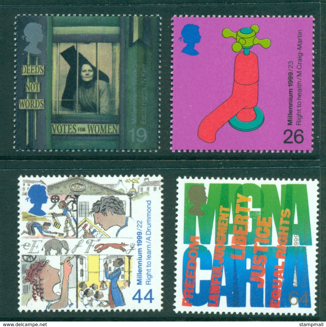 GB 1999 Millenium Citizens Rights MUH Lot29422 - Sin Clasificación