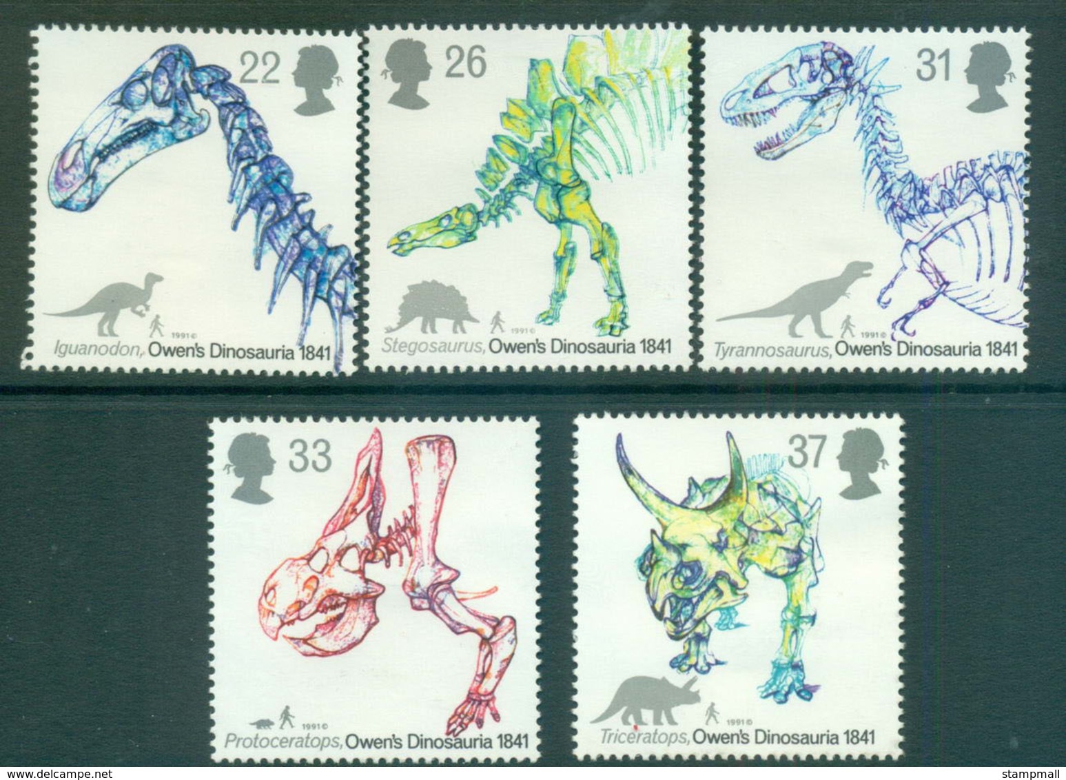 GB 1991 Dinosaurs MLH Lot53461 - Unclassified