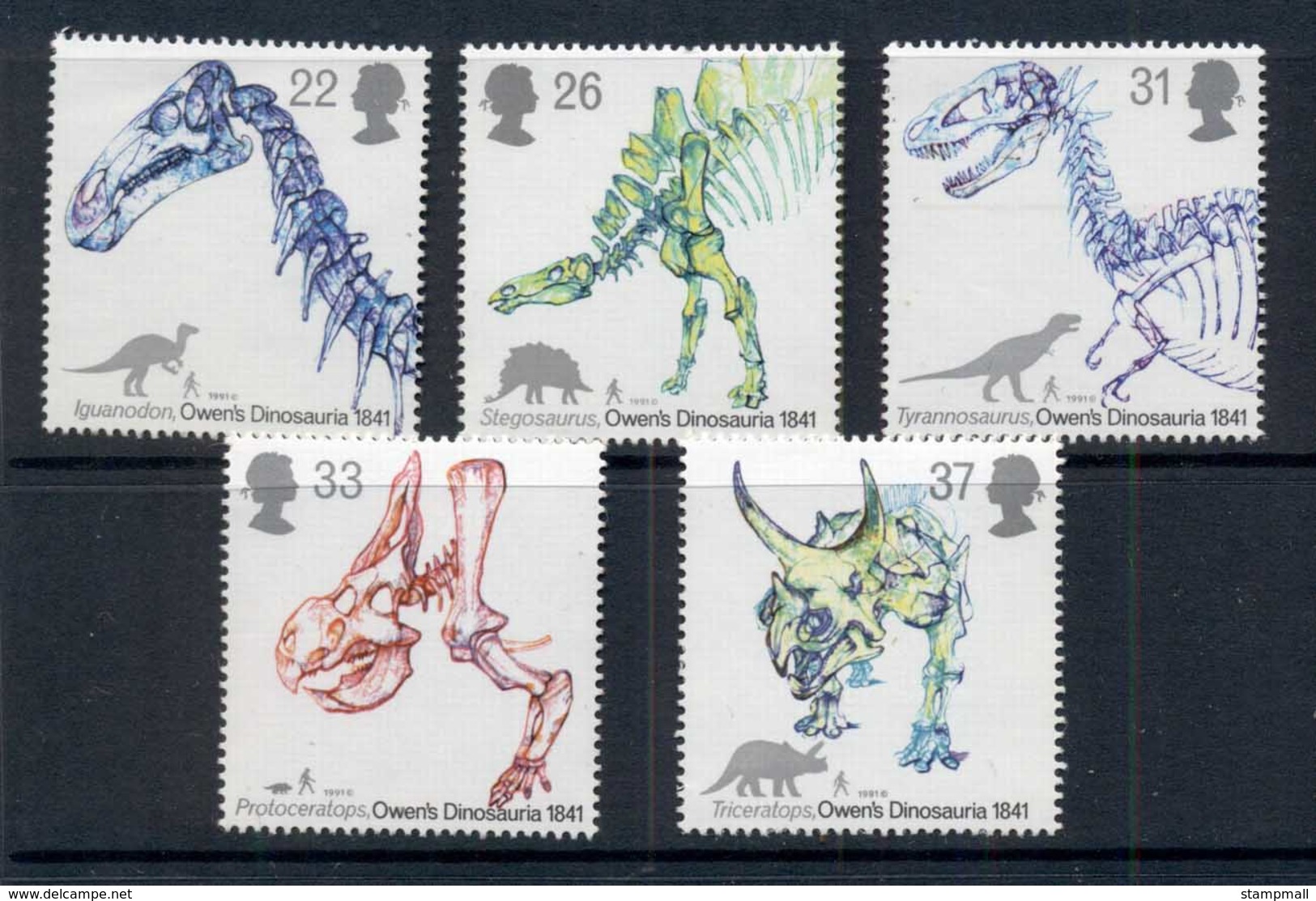 GB 1991 Dinosaurs MUH - Unclassified