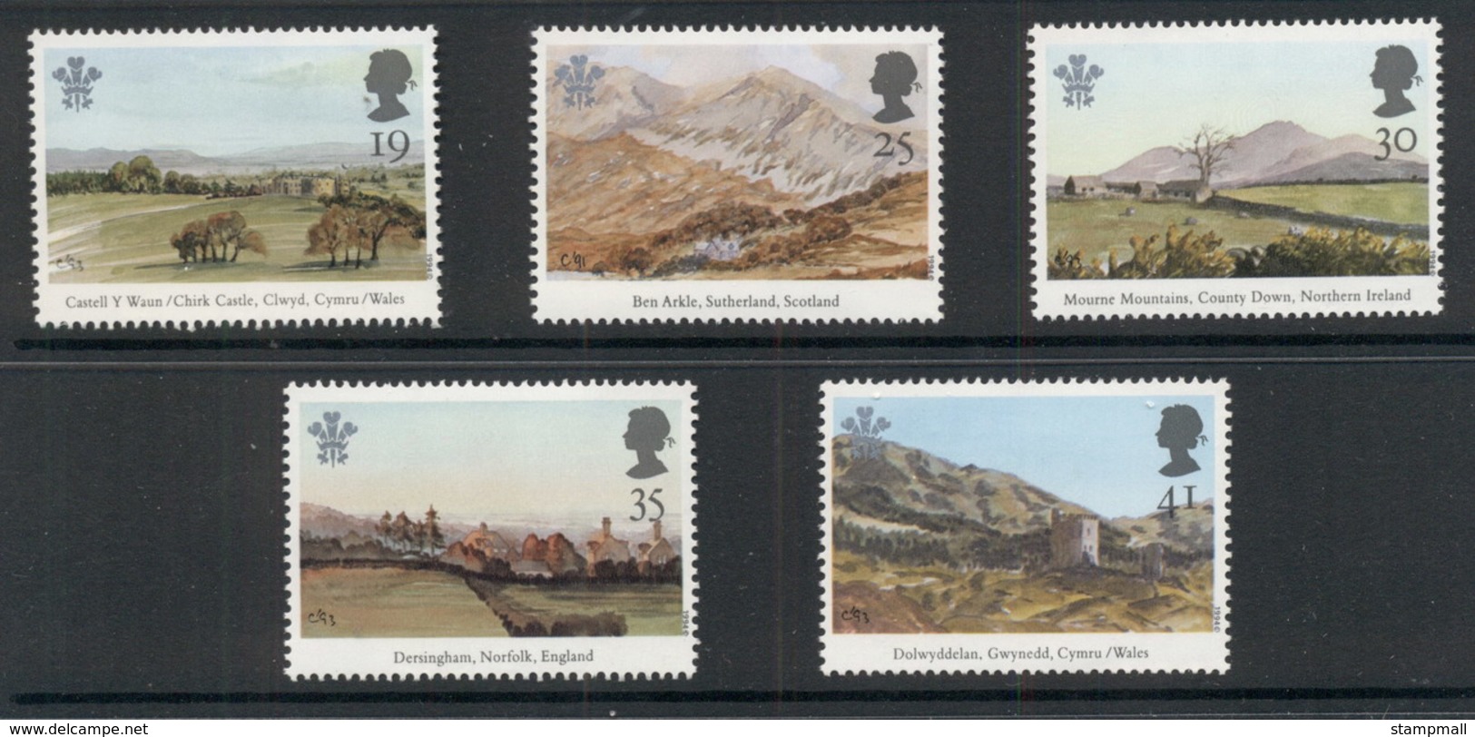 GB 1994 Investiture Of Prince Of Wales, Landscape Paintings MUH - Non Classificati