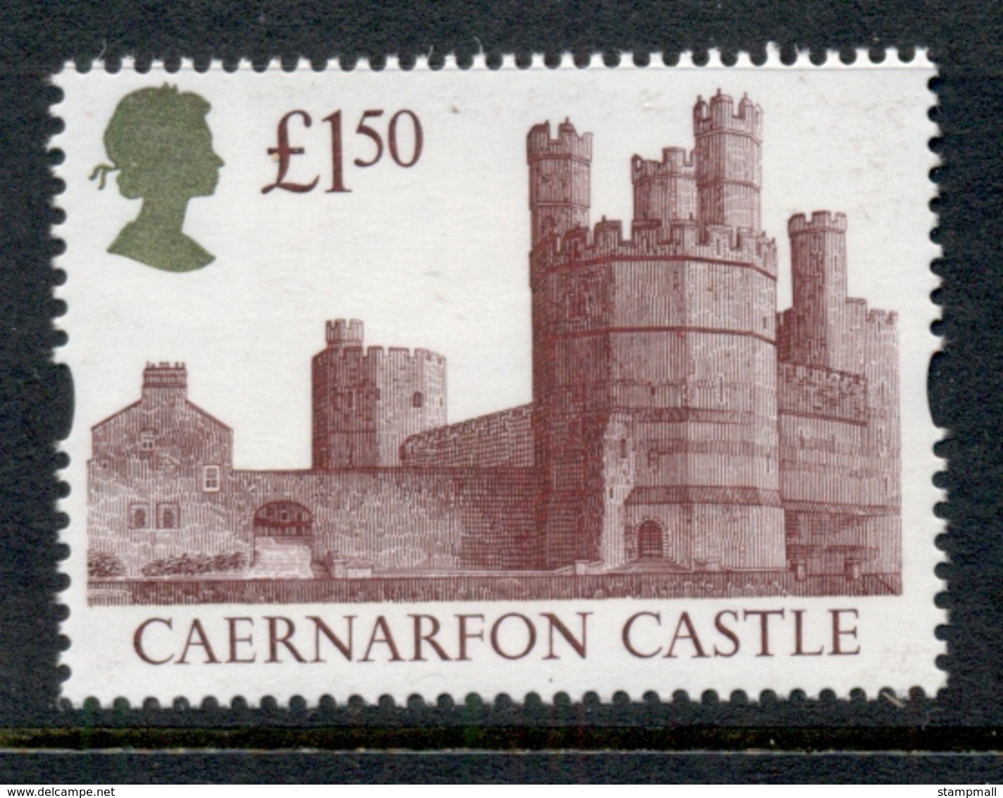GB 1992 Caernarfon Castle Syncopated ?1.50 MUH - Non Classés