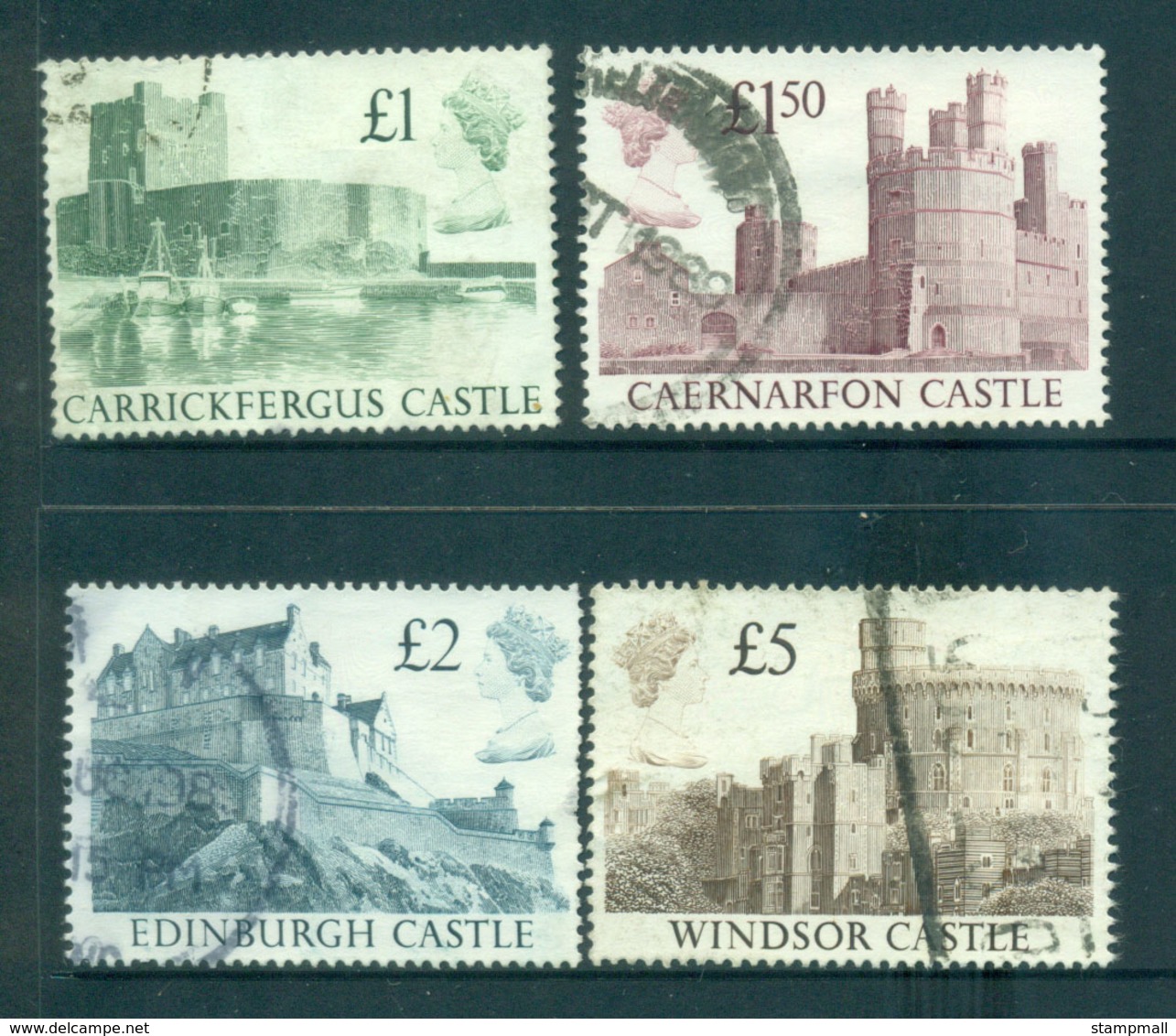 GB 1988 Castles (?2 PULLED PERFS Rhs) FU Lot53411 - Ohne Zuordnung