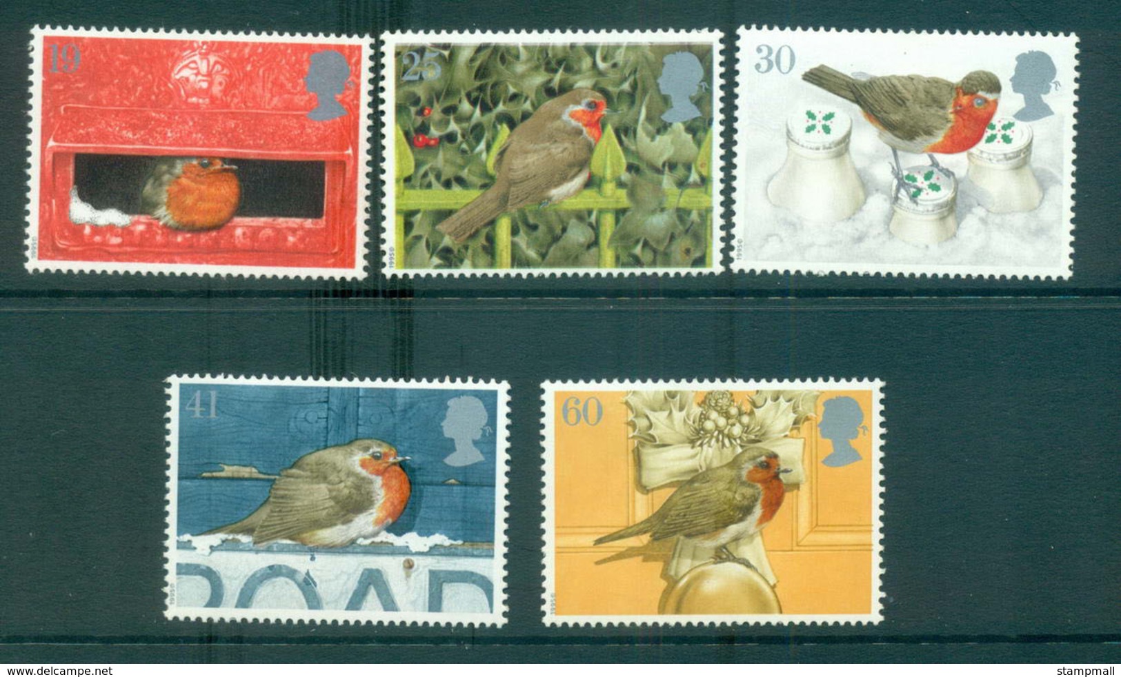 GB 1995 Xmas MLh Lot53535 - Zonder Classificatie