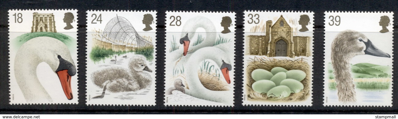 GB 1993 Abbotsbury Swans, Birds MUH - Unclassified