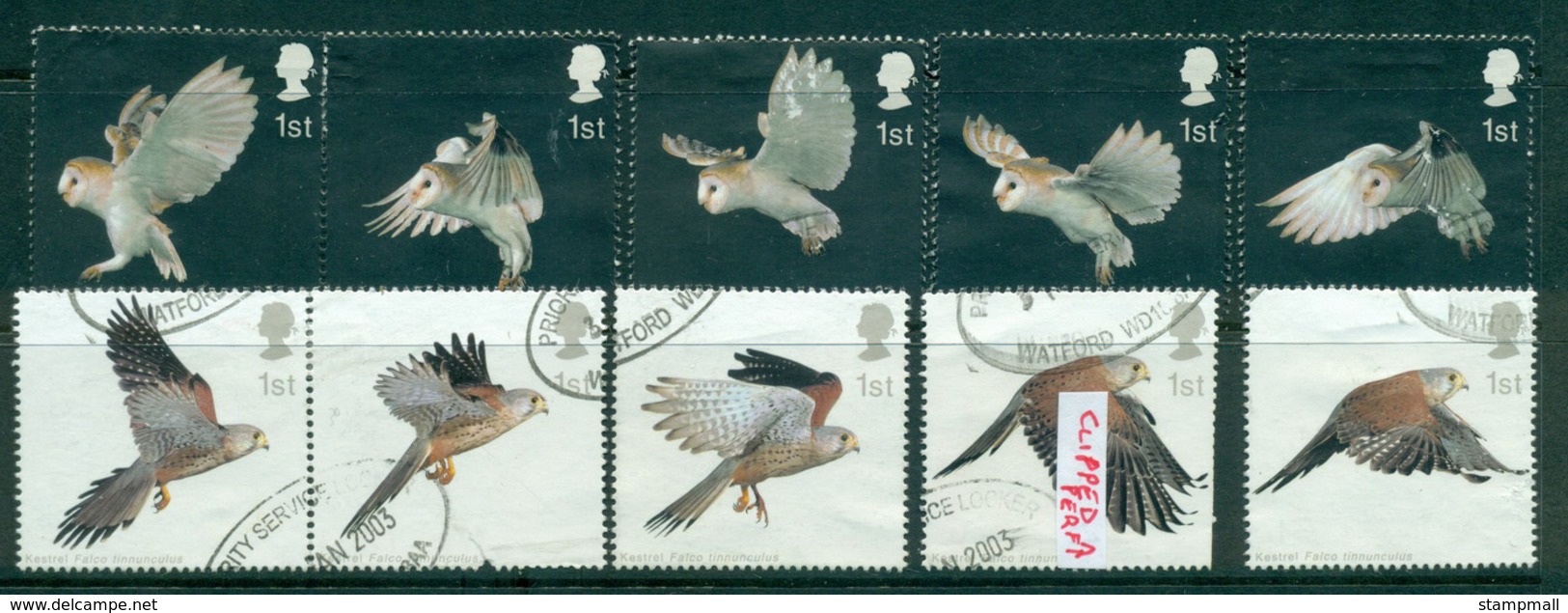 GB 2003 Birds In Flight FU (faults) Lot33163 - Non Classificati