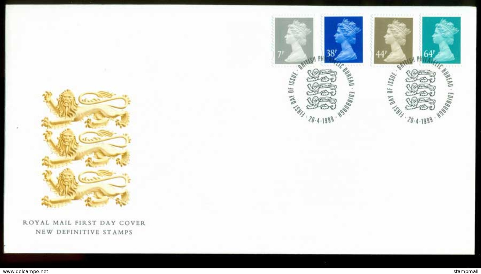 GB 1999 7,38,44,64p Machin FDC (lot21614) - Unclassified