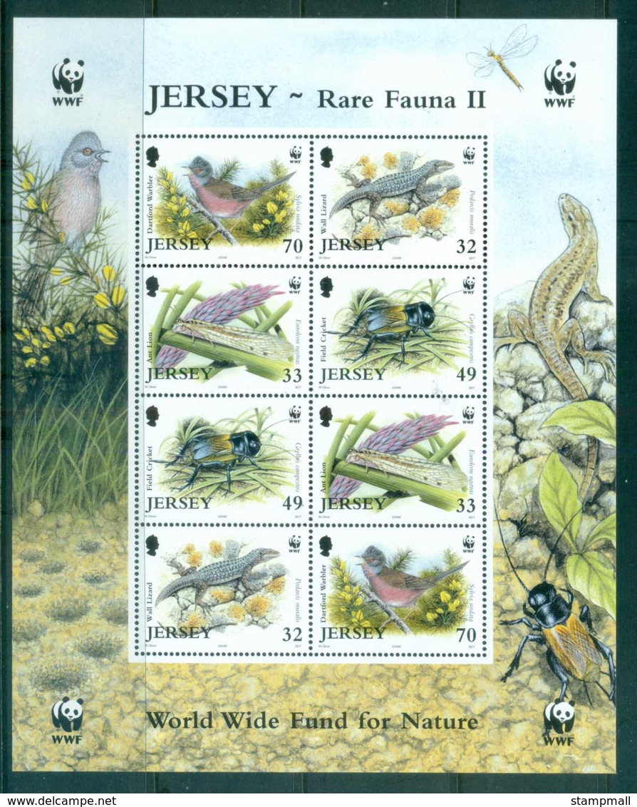 Jersey 2004 WWF Threatened Species Of Jersey MS MUH Lot76269 - Jersey