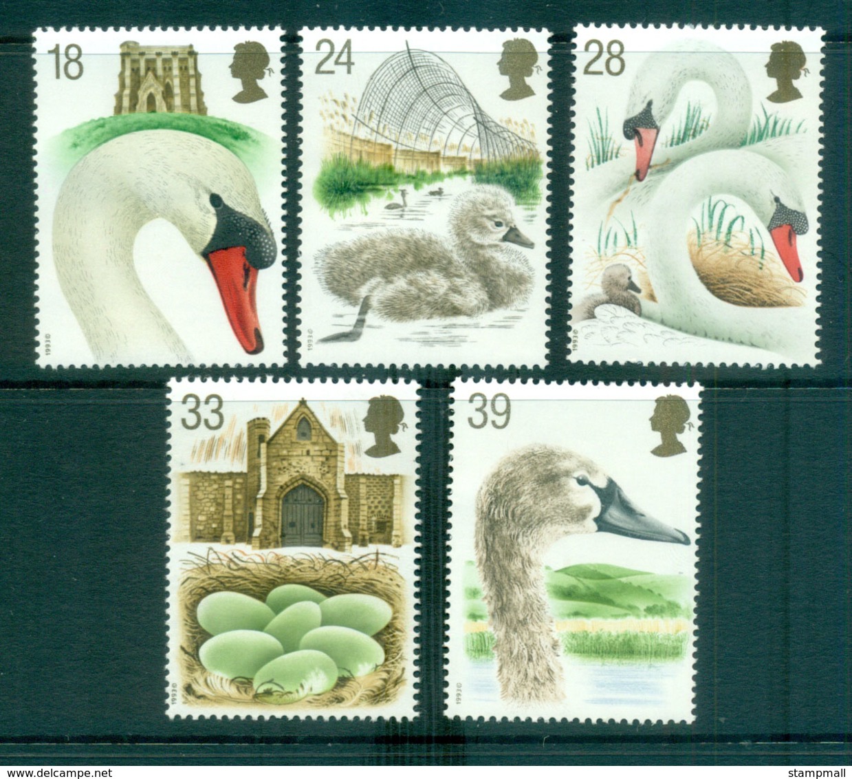 GB 1993 Abbotsford Swannery, Birds MLH Lot53487 - Sin Clasificación
