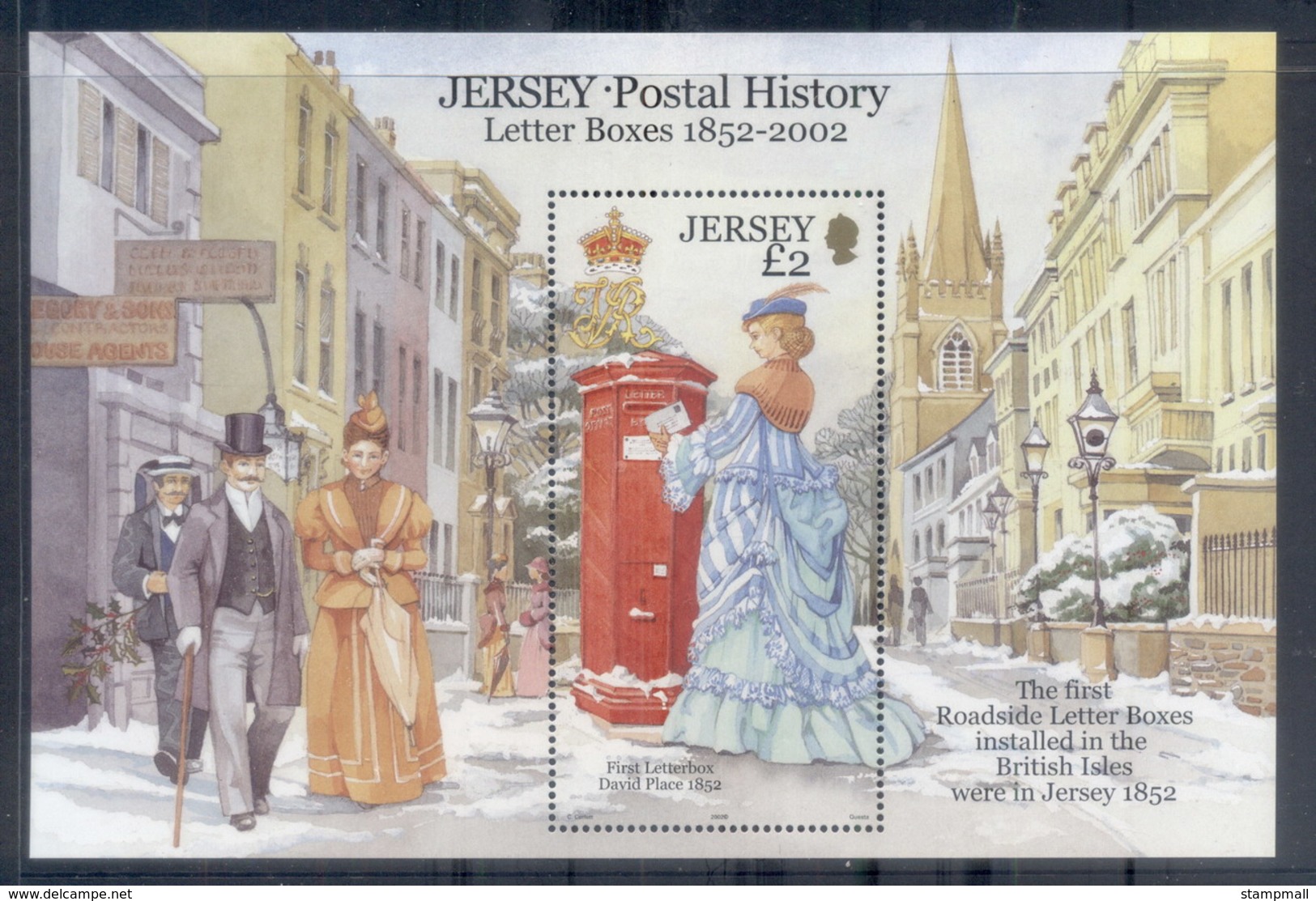 Jersey 2002 Letterboxes 200th Anniv. MS MUH - Jersey