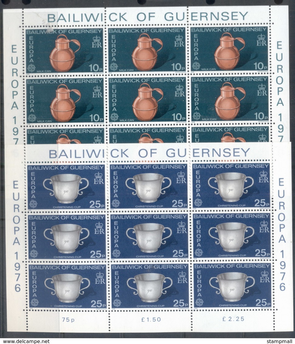 Guernsey 1976 Europa Sheetlets MUH - Guernsey