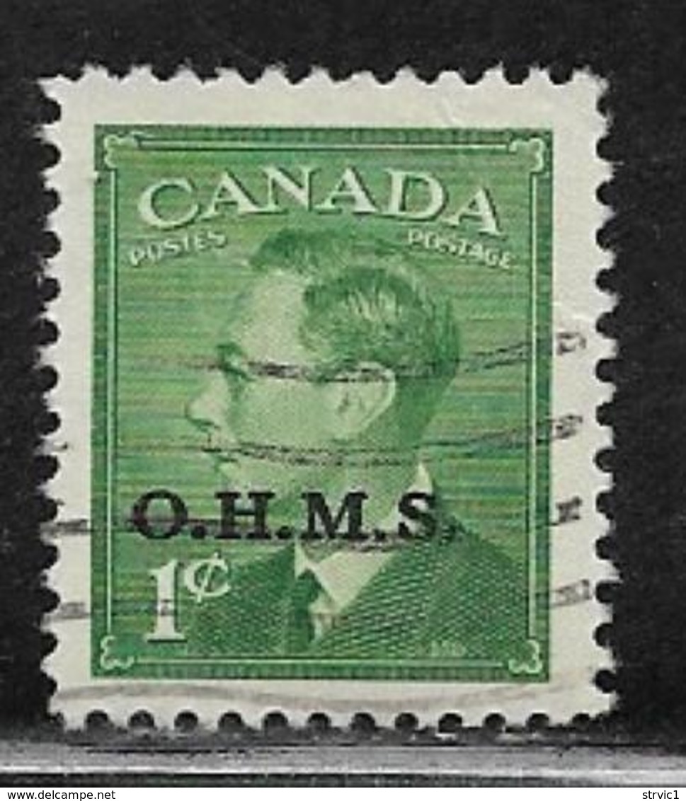 Canada Scott # O12 Used  King George Vl Overprinted, 1950 - Overprinted