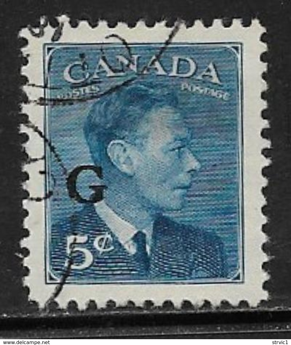 Canada Scott # O20 Used  King George Vl Overprinted, 1950 - Overprinted