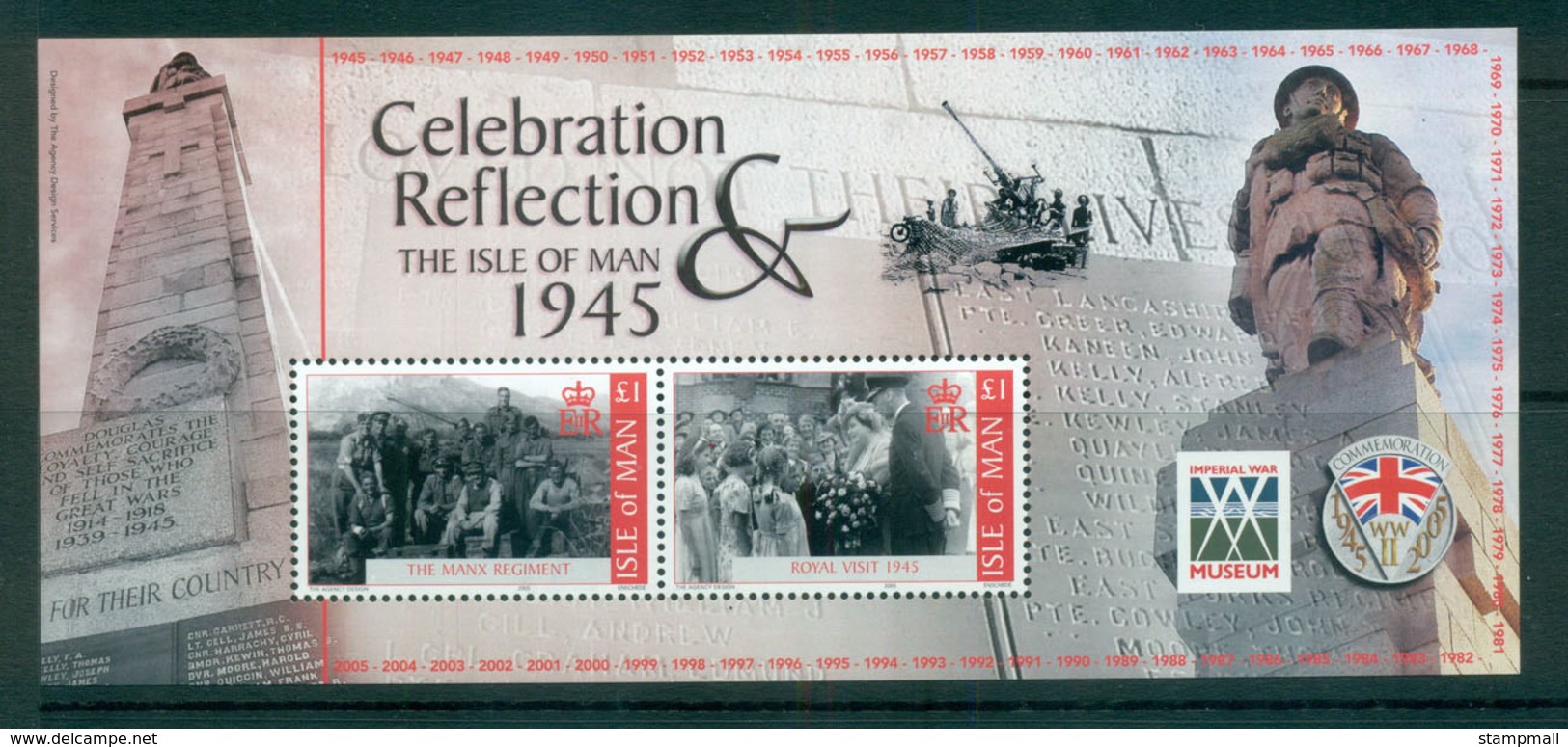 Isle Of Man 2005 Victory In WWII MS MUH Lot66435 - Isle Of Man