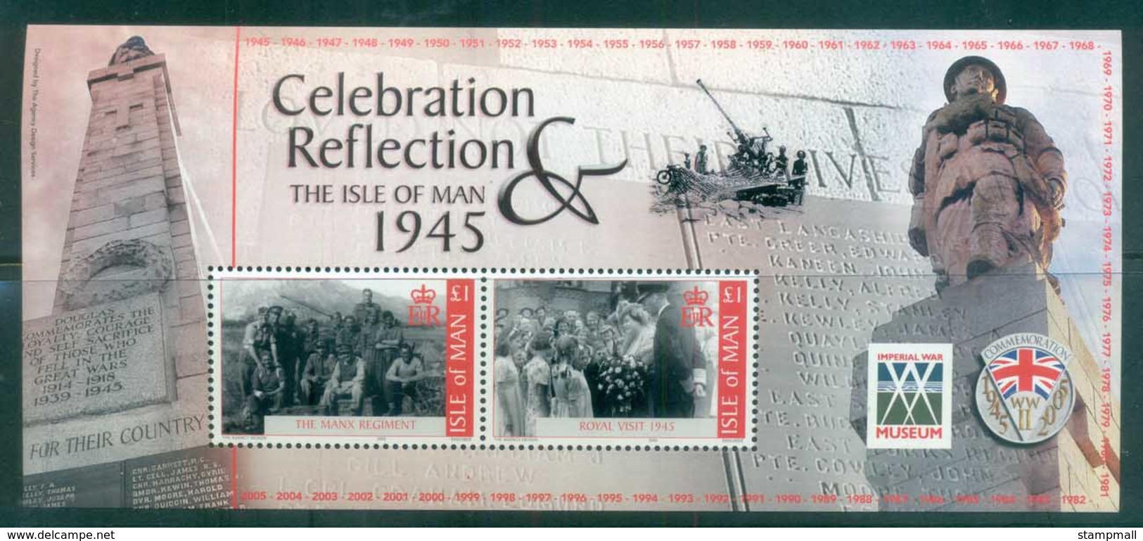 Isle Of Man 2005 Victory In WWII MS MUH Lot79906 - Isle Of Man