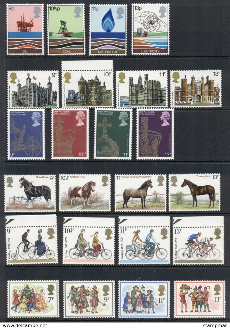 GB 1978 Commemoratives (6) MUH - Ohne Zuordnung