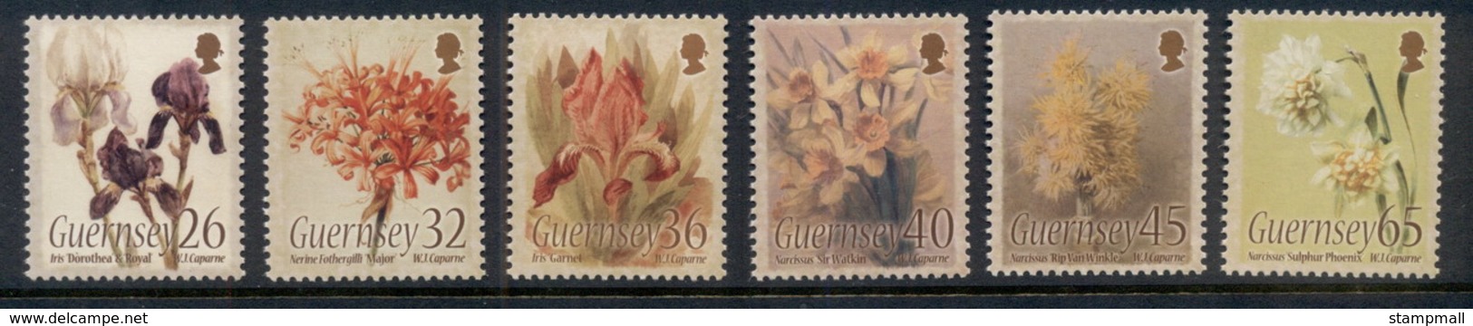 Guernsey 2005 Flower Paintings , William Caparne MUH - Guernesey