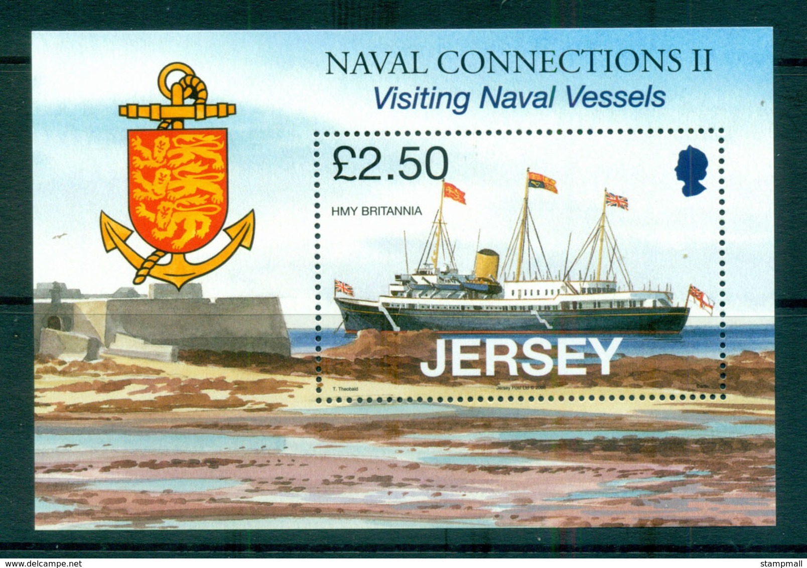 Jersey 2008 Royal Navy Vessels MS MUH Lot66510 - Jersey