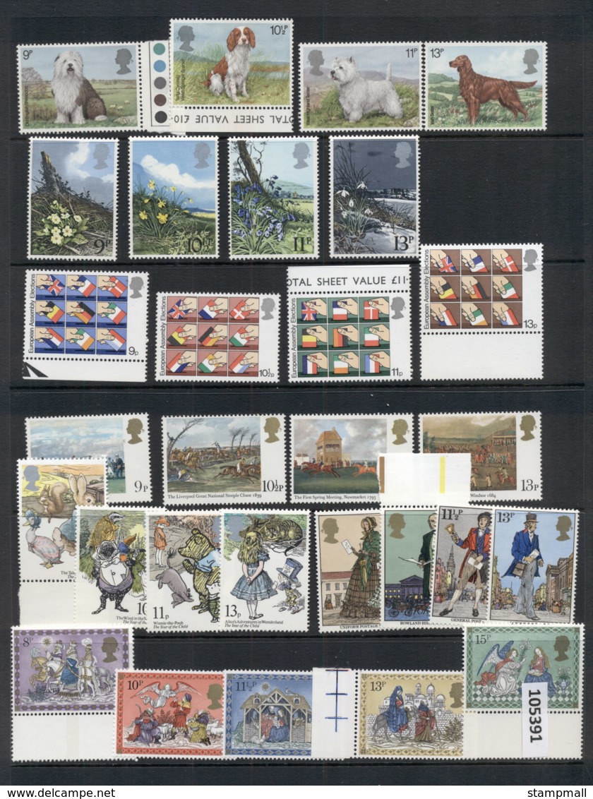 GB 1979 Commemoratives (7/9) MUH - Non Classés