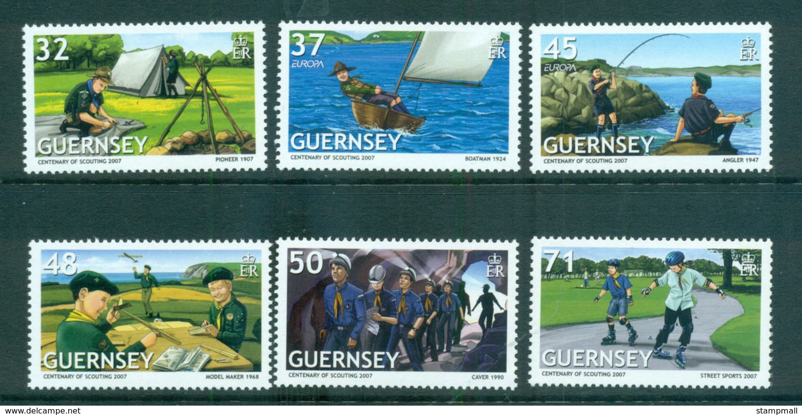 Guernsey 2007 Scouting Centenary MUH Lot66398 - Guernesey