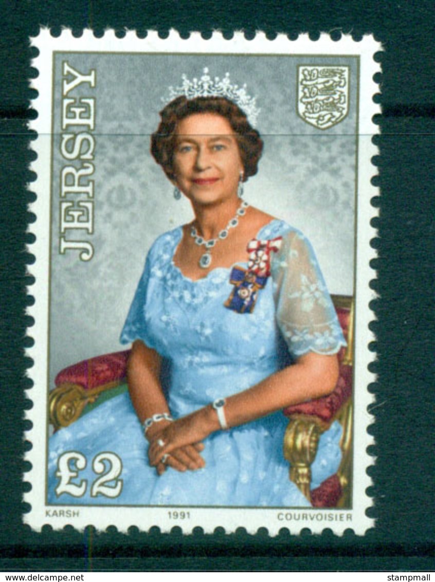 Jersey 1991 HM The Queen Portrait MUH Lot66492 - Jersey