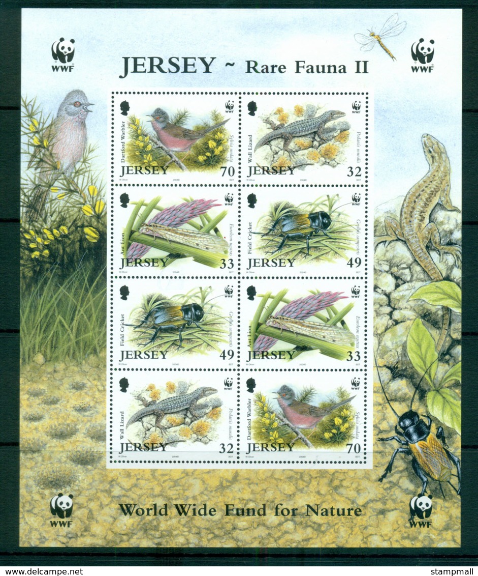 Jersey 2004 WWF Rare Fauna II MS MUH Lot66513 - Jersey