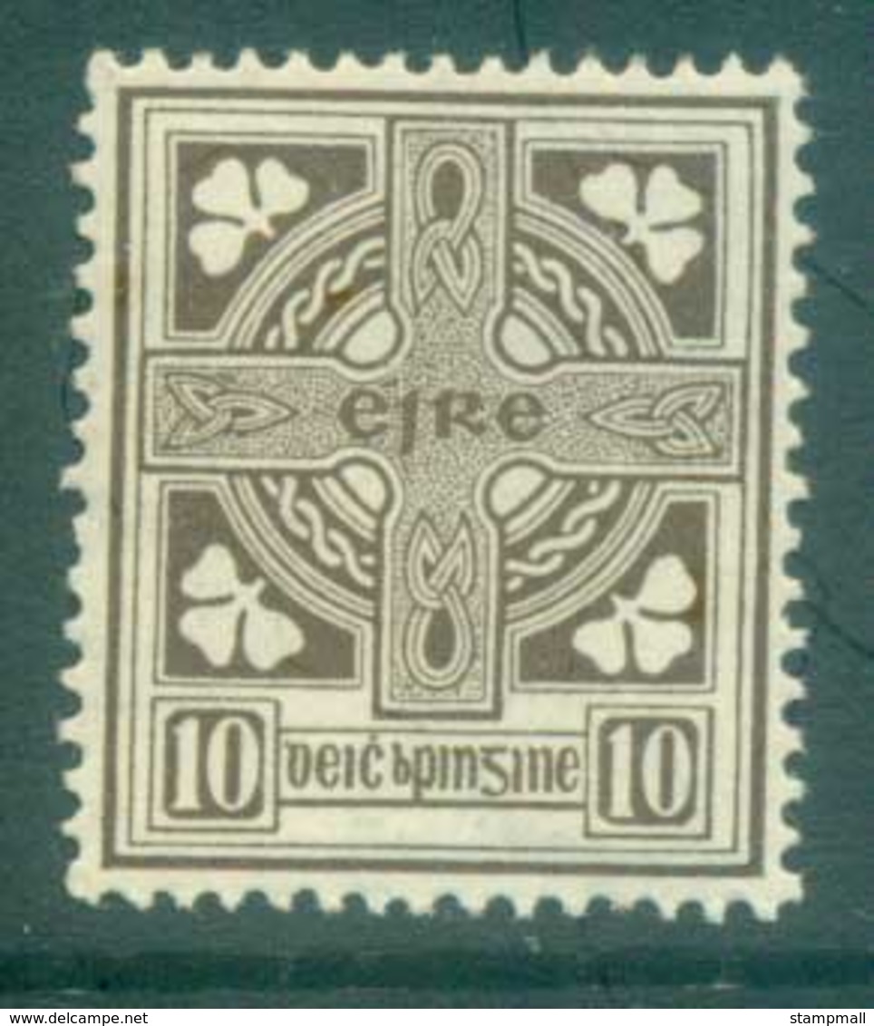 Ireland 1922-23 10d Celtic Cross MLH Lot78560 - Used Stamps