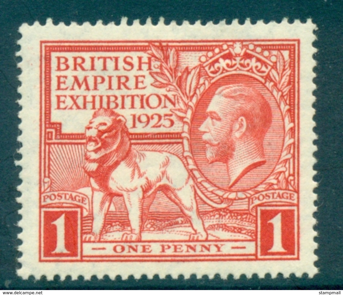 GB 1925 1d British Empire Exhibition MLH Lot70202 - Ohne Zuordnung