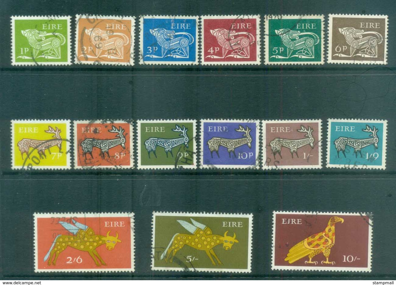 Ireland 1968-70 Animal Definitives Asst FU Lot78706 - Used Stamps