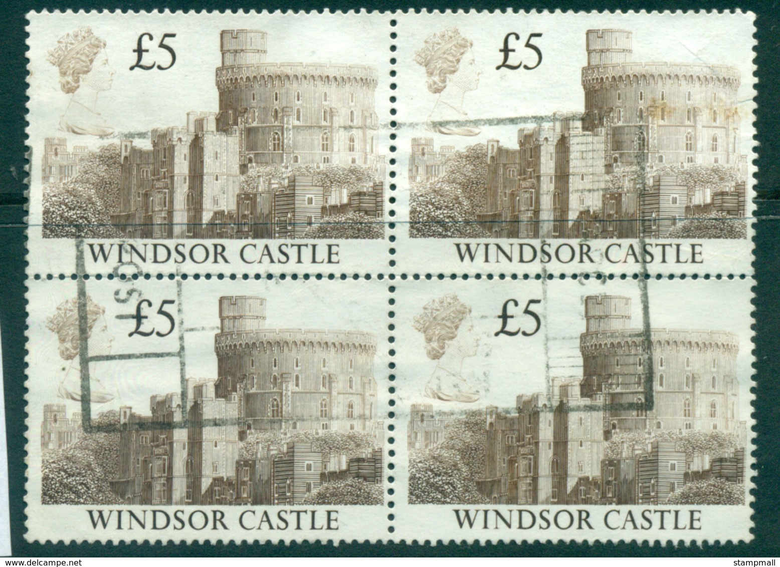 GB 1988 £5 Castle, Windsor Blk 4 FU Lot32959 - Zonder Classificatie