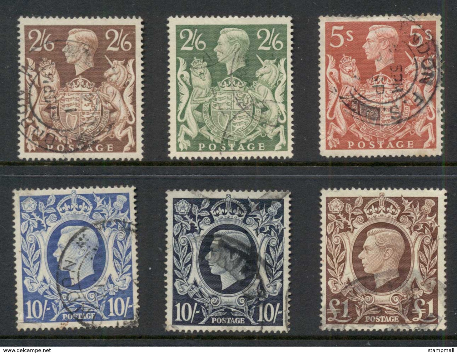 GB 1939-48 KGVI Royal Arms FU - Unclassified