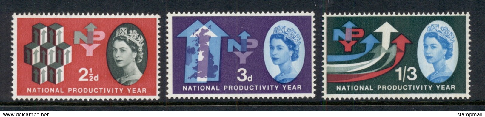 GB 1962 NPY National Productivity Year Phosphor MUH - Unclassified