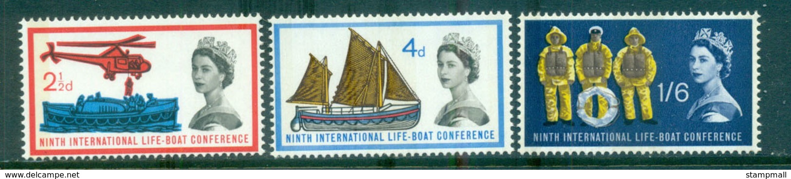 GB 1963 Intl. Life-Boat Conf. Phos. MUH Lot66821 - Unclassified