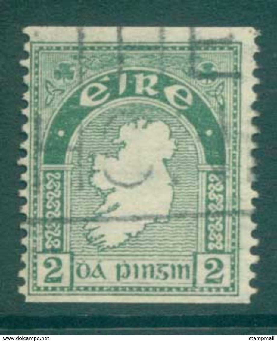 Ireland 1922-23 2d Map Of Ireland Coil FU Lot78548 - Used Stamps