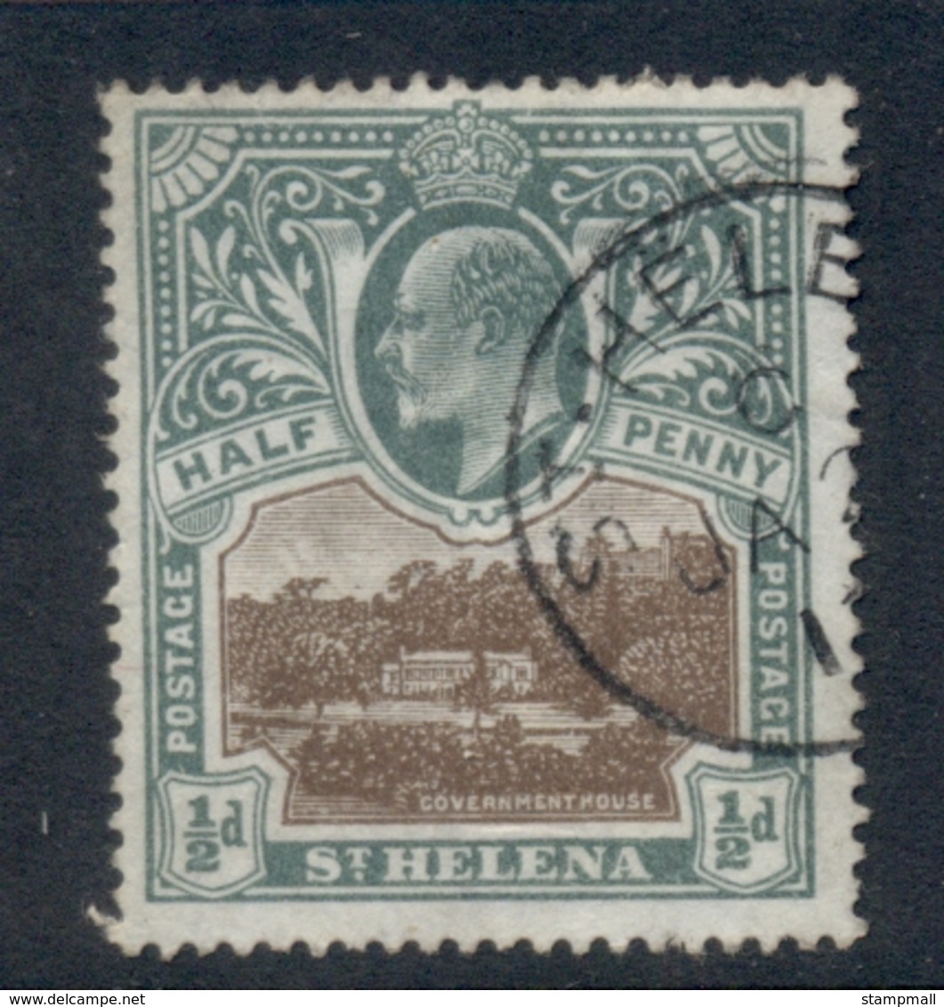 St Helena 1903 Badge Of The Colony 0.5d FU - Saint Helena Island