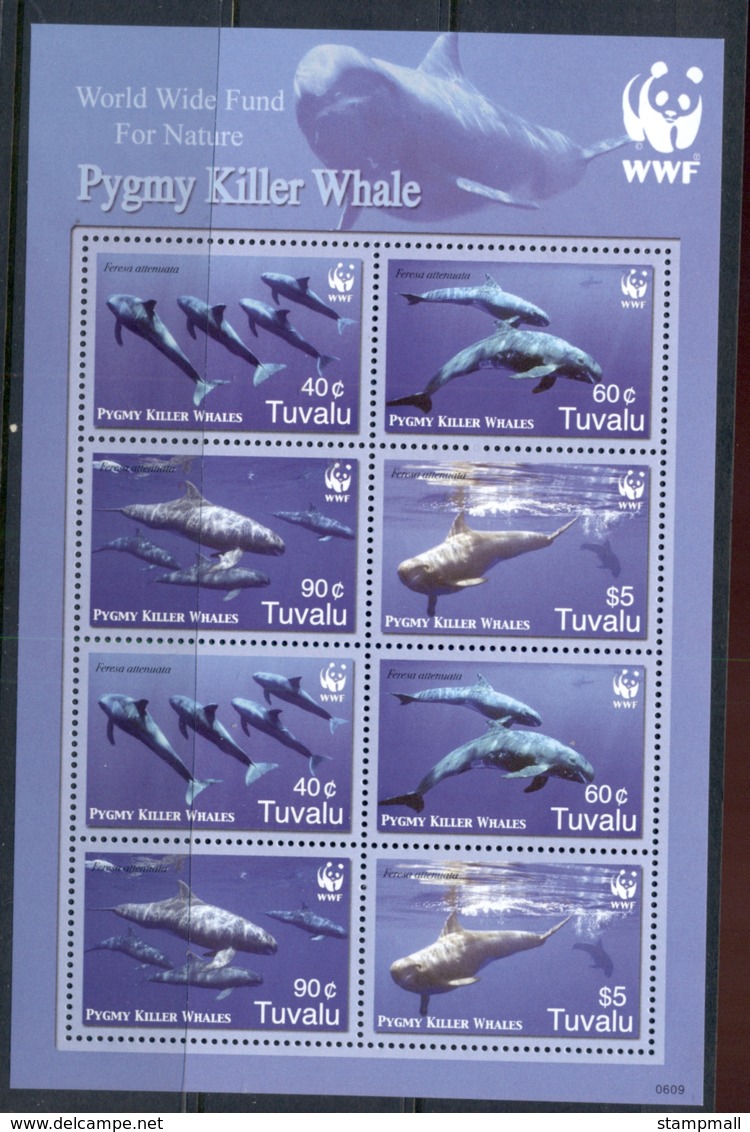 Tuvalu 2006 WWF Pygmy Killer Whale MS MUH - Tuvalu